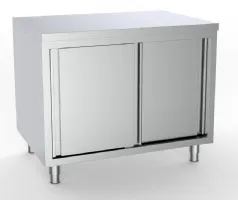 Meuble bas de rangement inox avec 2 portes - Combisteel - 7333.0208 Meuble bas de rangement inox avec 2 portes - Combisteel - 7333.0208