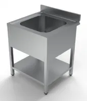 Plonge Inox 1 bac 700x700x850 mm - Combisteel - 7333.0815 Plonge Inox 1 bac 700x700x850 mm - Combisteel - 7333.0815
