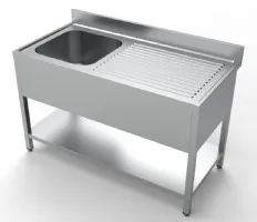 Plonge Inox 1 bac 1400x700x850 mm - Combisteel - 7333.0840