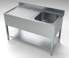 Plonge Inox 1 bac 1400x700x850 mm - Combisteel - 7333.0845 Plonge Inox 1 bac 1400x700x850 mm - Combisteel - 7333.0845