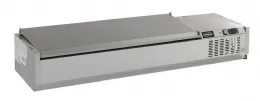 Saladette à poser positive 10 bacs GN 1/4 couvercle inox - Combisteel - 7450.0029 Saladette à poser positive 10 bacs GN 1/4 couvercle inox - Combisteel - 7450.0029