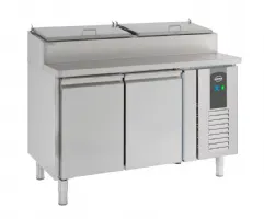 Saladette réfrigérée 2 portes pleines 396 L positive - Combisteel - 7450.0102 Saladette réfrigérée 2 portes pleines 396 L positive - Combisteel - 7450.0102