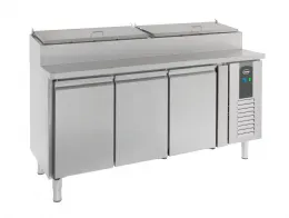 Saladette réfrigérée 3 portes pleines 576 L positive - Combisteel - 7450.0104 Saladette réfrigérée 3 portes pleines 576 L positive - Combisteel - 7450.0104