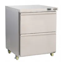 Table desserte réfrigérée 2 tiroirs 185 litres positive - Combisteel - 7450.0265
