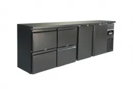 Arrière-bar 2 portes pleines 698 l positive - combisteel - 7450.0327 - Combisteel - 7450.0327