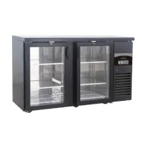 Arrière-bar 2 portes vitrées 350 l positive - combisteel - 7450.0335 - Combisteel - 7450.0335