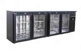 Arrière-bar 4 portes vitrées 698 L positive - Combisteel - 7450.0345