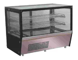 Vitrine comptoir présentation 125 l positive 695 mm - combisteel - 7450.0670 - Combisteel - 7450.0670