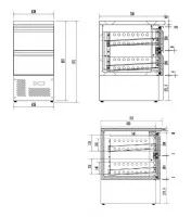 Photo 6 - Table desserte réfrigérée 2 tiroirs 109 l positive - combisteel - 7450.0735 - Combisteel - 7450.0735