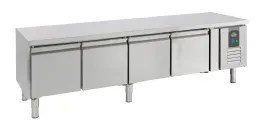 Soubassement réfrigéré 4 portes pleines 420 L positif - Combisteel - 7450.0765 Soubassement réfrigéré 4 portes pleines 420 L positif - Combisteel - 7450.0765