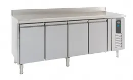 Table desserte réfrigérée 4 portes pleines positive - combisteel - 7450.0784 - Combisteel - 7450.0784