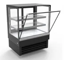 Photo 2 - Vitrine réfrigérée panoramique de boulangerie pâtisserie 190 l positive noire 900 mm - combisteel - 7450.0820 - Combisteel - 7450.0820