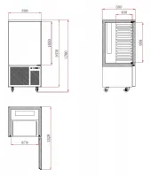 Photo 2 - Cellule de refroidissement 9 niveaux gn 1/1 - combisteel - 7450.1310 - Combisteel - 7450.1310