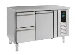 Table desserte réfrigérée 1 porte pleine 2 tiroirs 142 l - combisteel - 7450.5015 - Combisteel - 7450.5015