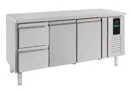 Table desserte réfrigérée 2 portes pleines 2 tiroirs 242 L - Combisteel - 7450.5020 Table desserte réfrigérée 2 portes pleines 2 tiroirs 242 L - Combisteel - 7450.5020