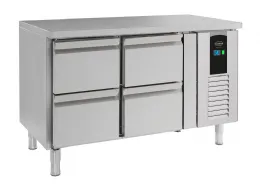 Table desserte réfrigérée 4 tiroirs 105 L positive - Combisteel - 7450.5040 Table desserte réfrigérée 4 tiroirs 105 L positive - Combisteel - 7450.5040