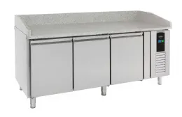 Meuble à pizza 3 portes pleines positif 410 l - combisteel - 7450.5205 - Combisteel - 7450.5205
