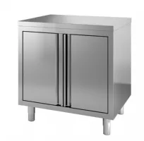 Meuble bas de rangement inox porte à tambour 800x700x850 mm - Combisteel - 7452.3020 Meuble bas de rangement inox porte à tambour 800x700x850 mm - Combisteel - 7452.3020
