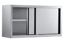 Placard mural inox 2 portes coulissantes 1600x400x660 mm - combisteel - 7452.3230 - Combisteel - 7452.3230