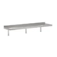 Étagère murale Inox 2200x300x320 mm - Combisteel - 7455.0657 Étagère murale Inox 2200x300x320 mm - Combisteel - 7455.0657