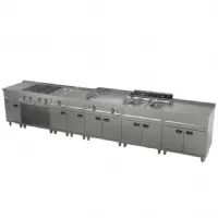 Photo 5 - Friteuse cuisine pro profondeur 700 triphasé 2x 12 litres - 2x6 kw - combisteel - 7455.0960 - Combisteel - 7455.0960