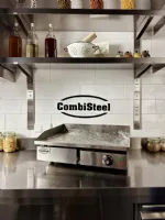 Photo 6 - Plaque à snacker monophasé 3 kw à poser en inox surface lisse - combisteel - 7455.1075 - Combisteel - 7455.1075