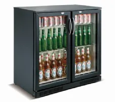 Arrière bar 2 portes vitrées 198 L positif - Combisteel - 7455.1305 Arrière bar 2 portes vitrées 198 L positif - Combisteel - 7455.1305
