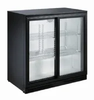 Arrière bar 2 portes vitrées 198 L positif - Combisteel - 7455.1315 Arrière bar 2 portes vitrées 198 L positif - Combisteel - 7455.1315
