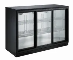 Arrière bar 3 portes coulissantes 298 l positif - combisteel - 7455.1320 - Combisteel - 7455.1320