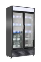 Armoire à Boissons 2 portes vitrées Noire 780 litres - température : +2/+10ºC - poids : 125 kg positive - Combisteel - 7455.1394 Armoire à Boissons 2 portes vitrées Noire 780 litres - température : +2/+10ºC - poids : 125 kg positive - Combisteel - 7455.1394