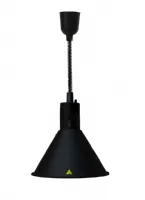 Lampe chauffante 0,25 kW noire avec cordon réglable - Combisteel - 7455.1810 Lampe chauffante 0,25 kW noire avec cordon réglable - Combisteel - 7455.1810
