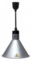 Lampe chauffante professionnelle argentée 0,25 kW avec cordon réglable - Combisteel - 7455.1817