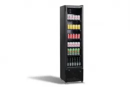 Armoire réfrigérée 1 porte vitrée noire 217 L - Combisteel - 7455.1914