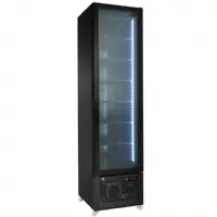 Armoire réfrigérée négative 1 porte vitrée noire 208 l - combisteel - 7455.1930 - Combisteel - 7455.1930