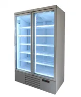 Photo 6 - Vitrine murale de supermarché blanche 2 portes vitrées positive 1253 mm - combisteel - 7455.2200 - Combisteel - 7455.2200