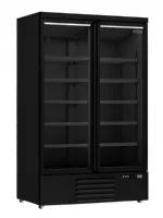 Vitrine murale de supermarché noire 2 portes vitrées positive 1253 mm - combisteel - 7455.2230 - Combisteel - 7455.2230 Vitrine murale de supermarché noire 2 portes vitrées positive 1253 mm - combisteel - 7455.2230 - Combisteel - 7455.2230