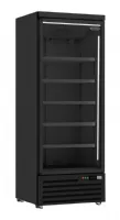 Armoire réfrigérée 1 porte vitrée noire 600 l - combisteel - 7455.2242 - Combisteel - 7455.2242