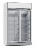 Vitrine murale de supermarché blanche 2 portes vitrées positive 1253 mm - combisteel - 7455.2400 - Combisteel - 7455.2400 Vitrine murale de supermarché blanche 2 portes vitrées positive 1253 mm - combisteel - 7455.2400 - Combisteel - 7455.2400