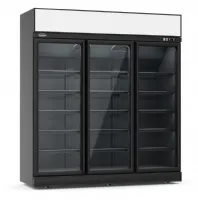 Vitrine murale de supermarché noire 3 portes vitrées positive 1880 mm - combisteel - 7455.2415 - Combisteel - 7455.2415 Vitrine murale de supermarché noire 3 portes vitrées positive 1880 mm - combisteel - 7455.2415 - Combisteel - 7455.2415