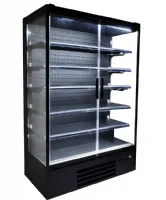 Photo 4 - Vitrine murale de supermarché noire 2 portes vitrées positive 1310 mm - combisteel - 7455.3100 - Combisteel - 7455.3100