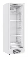 Vitrine murale négative de supermarché blanche 1 porte vitrée 640 mm - combisteel - 7464.0062 - Combisteel - 7464.0062