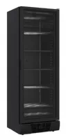 Vitrine murale négative de supermarché noire 1 porte vitrée 640 mm - combisteel - 7464.0064 - Combisteel - 7464.0064