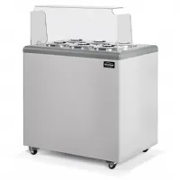 Photo 2 - Vitrine réfrigérée de glacier 260 litres pour 6 bacs - combisteel - 7472.0175 - Combisteel - 7472.0175