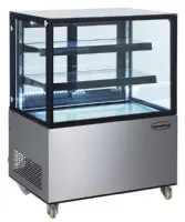 Vitrine réfrigérée panoramique de boulangerie pâtisserie 270 l noire en acier inoxydable positive 900 mm - combisteel - 7487.0015 - Combisteel - 7487.0015 Vitrine réfrigérée panoramique de boulangerie pâtisserie 270 l noire en acier inoxydable positive 900 mm - combisteel - 7487.0015 - Combisteel - 7487.0015