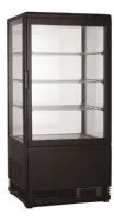 Vitrine comptoir présentation 78 l noire positive 428 mm - combisteel - 7487.0175 - Combisteel - 7487.0175