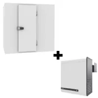 Chambre froide négative panneaux iso 120 mm température -25/-10°c 2700x3000x2200 mm - Combisteel - 7489.2130 + 7265.1070 Chambre froide négative panneaux iso 120 mm température -25/-10°c 2700x3000x2200 mm - Combisteel - 7489.2130 + 7265.1070