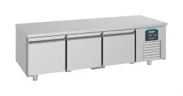 Soubassement réfrigéré 3 portes pleines 280 l positif - combisteel - 7489.5080 - Combisteel - 7489.5080