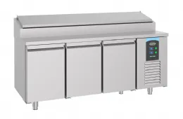 Saladette réfrigérée 3 portes pleines 185 L positive - Combisteel - 7489.5145