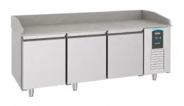 Meuble à pizza 3 portes pleines positif 615 l - combisteel - 7489.5225 - Combisteel - 7489.5225