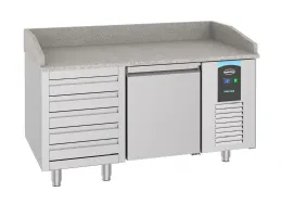 Meuble à pizza 1 porte pleine 5 tiroirs positif - Combisteel - 7489.5230